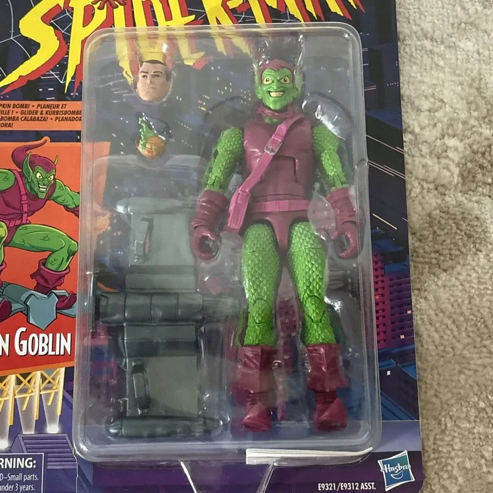 Spider-Man Retro Marvel Legends Green Goblin 6-Inch Action Figure MINT